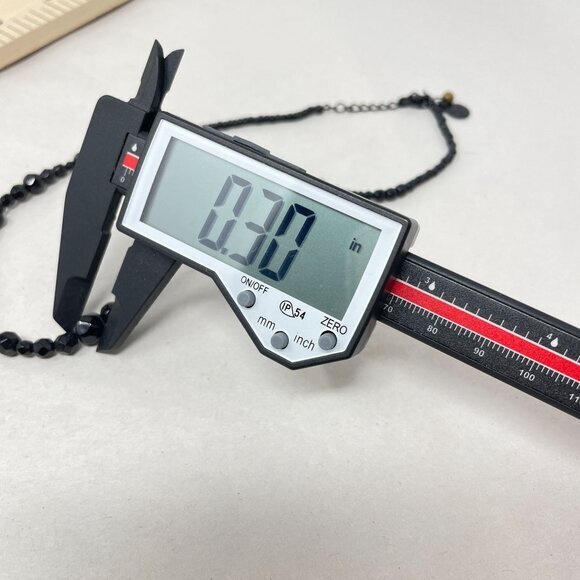 Liz‎ & Co Faceted Black Glass Necklace Goth Whimsigoth Dark Romance - Picture 5 of 10